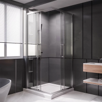 Душевой угол раздвижной 1200Х800x2000 цвет профиля Хром стекло прозрачное  PTC20-CH-12080-01-C4 Premium Veconi