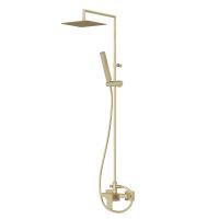 Душевая колонна со смесителем для верхнего и ручного душа, верхний душ из нержавеющей стали  PORTA-CD-SR Sunrise ручка  Sunrise Cezares