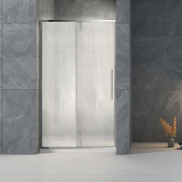 Душевая дверь распашная VN34R-110-06-C7 1100x1950 Цвет профиля Хром Стекло Дождь Veconi