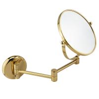 Зеркало оптическое на шарнирах, d18хh25x42 см. (3X), золото