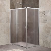 Душевой уголок прямоугольный UNIQUE-AH-2-100/115-75/90-P-Cr (1000-1150)x(750-900)x1900 BelBagno