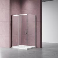 Душевой уголок квадратный/прямоугольный VSR-4D1015CL 1500x1000x2000 профиль хром стекло прозрачное VINCEA