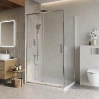 Душевой уголок прямоугольный LUCE-AH-1-100/80-C-Cr 1000x800x1950 BelBagno