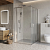 Душевой уголок квадратный LUCE-A-22-100+20-C-Cr 1200x1200x1950 BelBagno