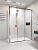 Душевой угол раздвижной 1100х800x2000 цвет профиля Хром стекло прозрачное PR3/R-SP-11080-01-CH-C4 Premium Veconi