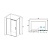Душевой уголок RGW TO-44B (TO-14B + Z-050-2B) прямоугольный  150* 80*195 02074458-14 профиль Чёрный стекло Прозрачное 8 мм RGW
