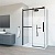 Душевой уголок прямоугольный Como Soft VSR-1CS9012CLB 1200x900x1950 цвет черный стекло прозрачное Vincea